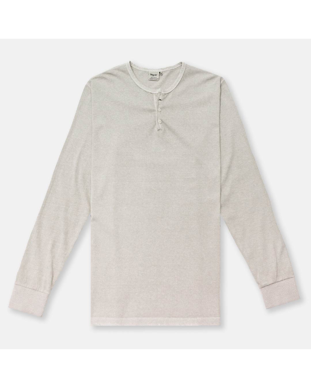 Heritage Cotton Henley Shirts  oatmeal